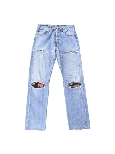 Levi's 90s Levis 501 Distressed Denim Jeans Sakura