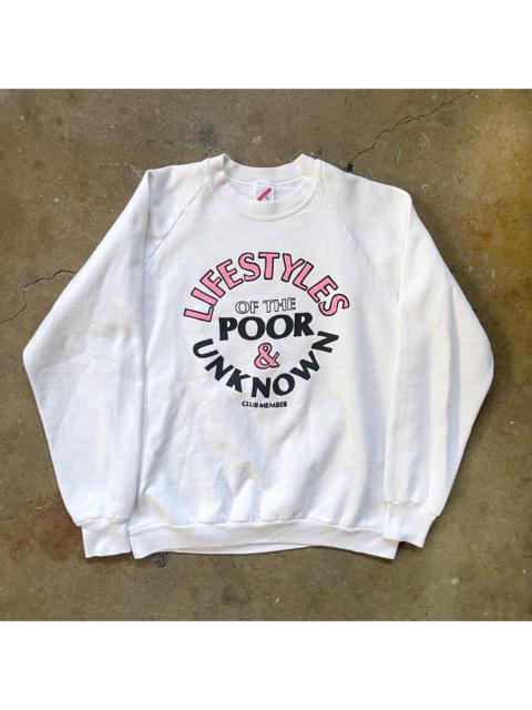 Other Designers Vintage - Vintage “Lifestyle of the Poor and Unknown” Crewneck