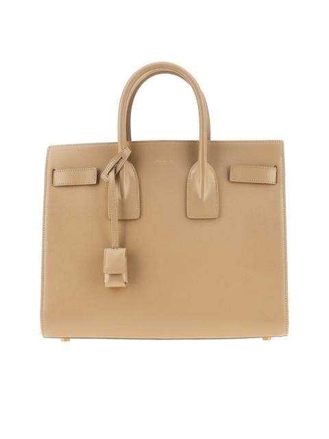 SAINT LAURENT Saint Laurent Small Sac De Jour Leather Bag Beige