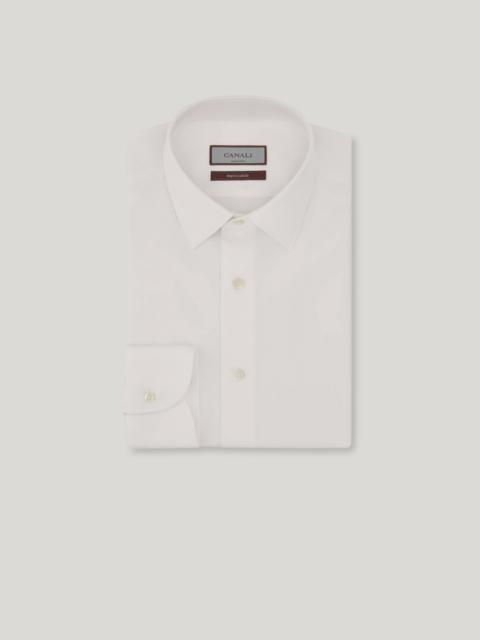 Canali IMPECCABILE SLIM-FIT SHIRT IN WHITE COTTON