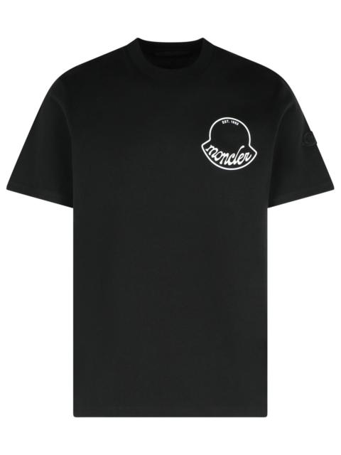 Moncler Moncler Black Cotton T-Shirt Men