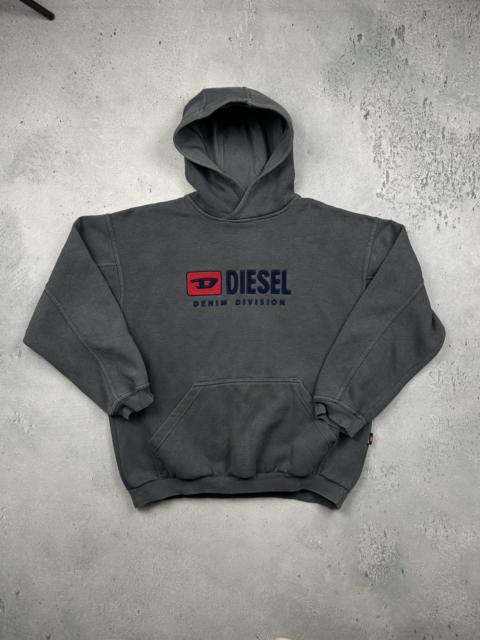 Diesel Vintage Diesel Denim Division Hoodie Washed Oversized Fit