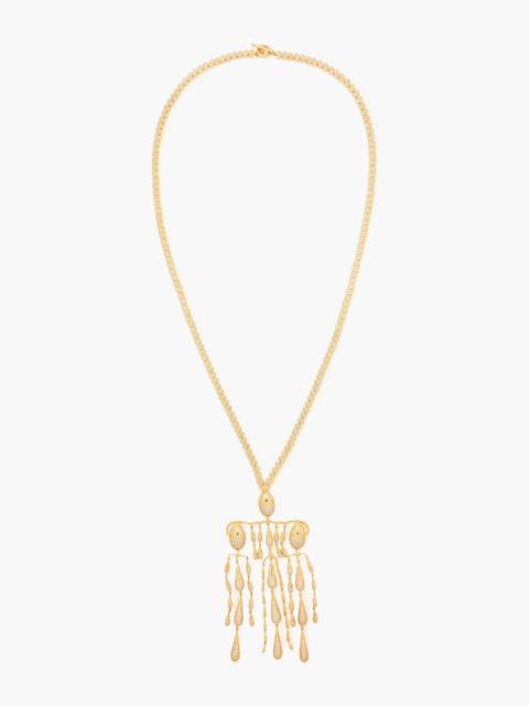 Zimmermann 12-karat gold-plated crystal necklace