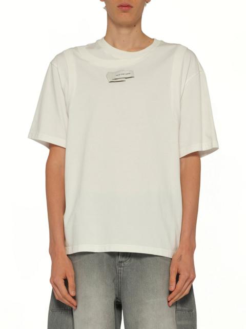 FENG CHEN WANG Deconstructed T-Shirt in White