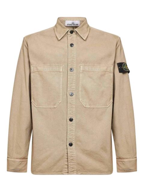 Stone Island patch-pockets badge shirt