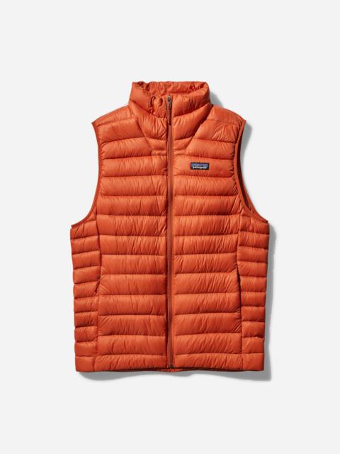 Down Sweater Vest Redtail Rust