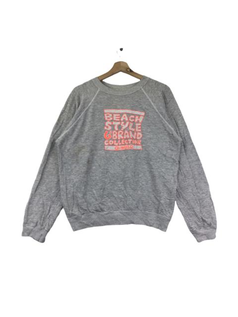 Other Designers Hanes - Vtg 80’ BEACH SURFING G’BRAND Hanes Sweatshirt Sweater