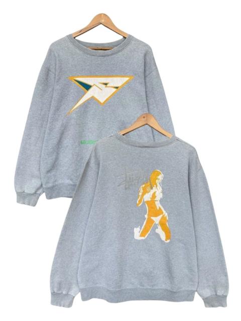 Stüssy Vintage 90s Stussy Sweatshirt Distressed Stussy