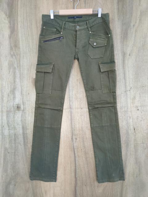 Other Designers Seditionaries - JAPANESE BRAND OLIVE GREEN SKINNY CARGO PANTS
