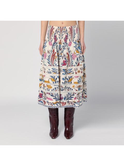 FARM Rio - FARM Rio Multicoloured print midi skirt