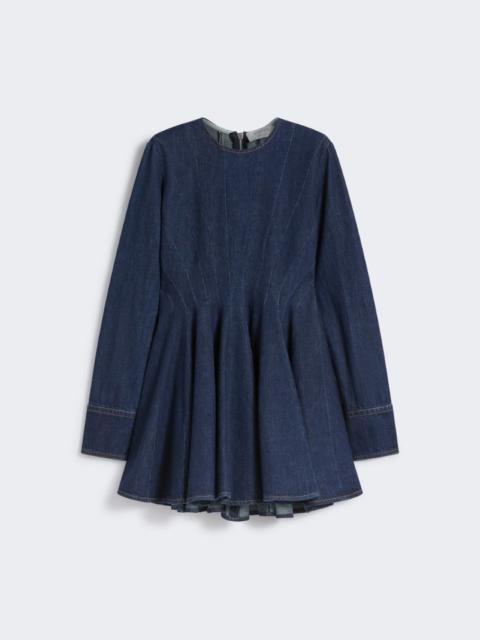 Sportmax Blue denim mini dress - MIDNIGHTBLUE