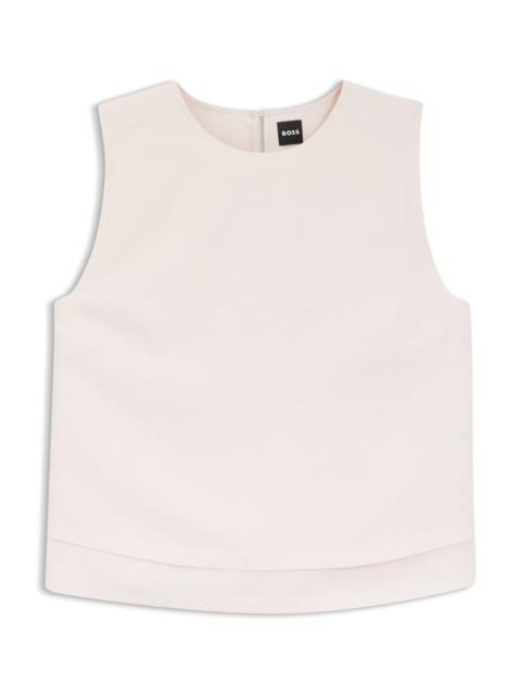 BOSS LAYERED TOP WITH OPEN BACK