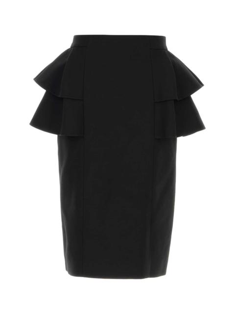 Valentino Valentino Garavani Women Black Crepe Skirt