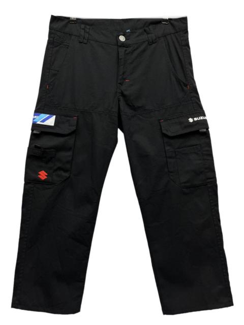 Other Designers ICON Motorsports - 🔥GERMANY TEAM SUZUKI RACING COLLECTION Cropped Cargo Pants
