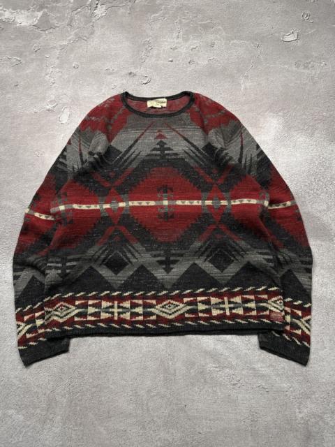 RRL by Ralph Lauren Vintage 00s Supply Ralph Lauren RRL Style Aztec Knit Sweater