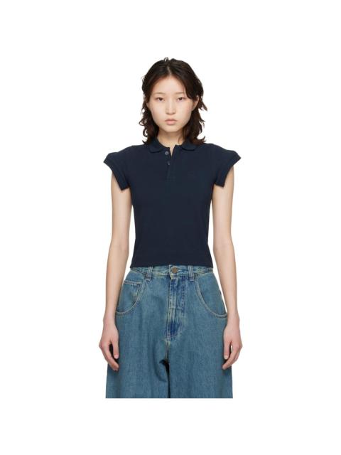 VETEMENTS Navy Sleeves To Front Polo