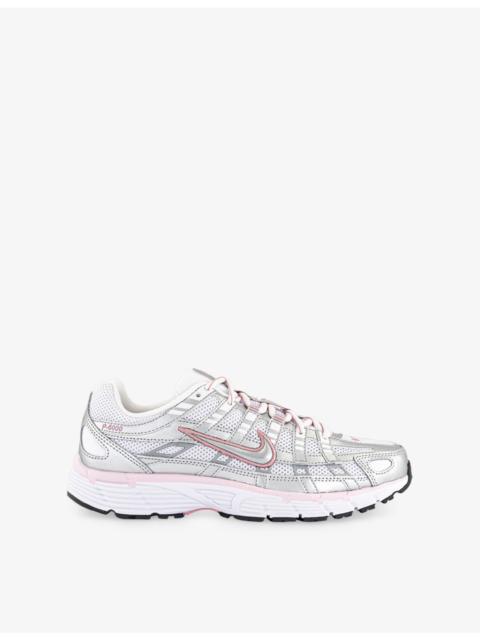 Nike P-6000 Leather and Mesh Trainers