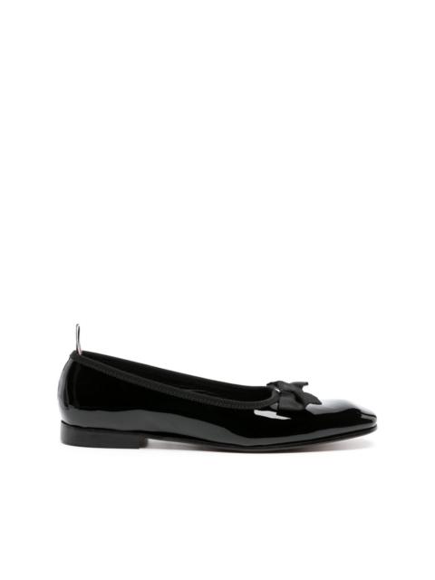Thom Browne Opera patent ballerina shoes