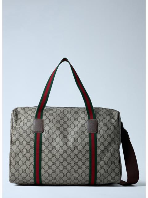 GUCCI Gucci Men Medium Duffle Bag With Web Stripe