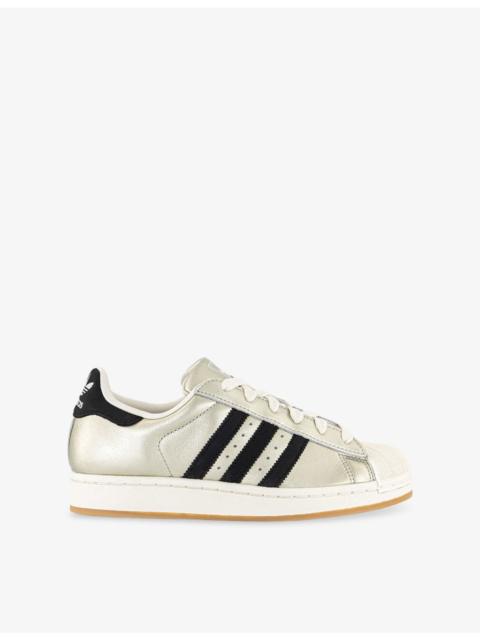 adidas Superstar II Woven Metallic Trainers