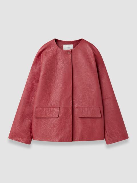 JOSEPH Barbs Pebble Leather Jacket