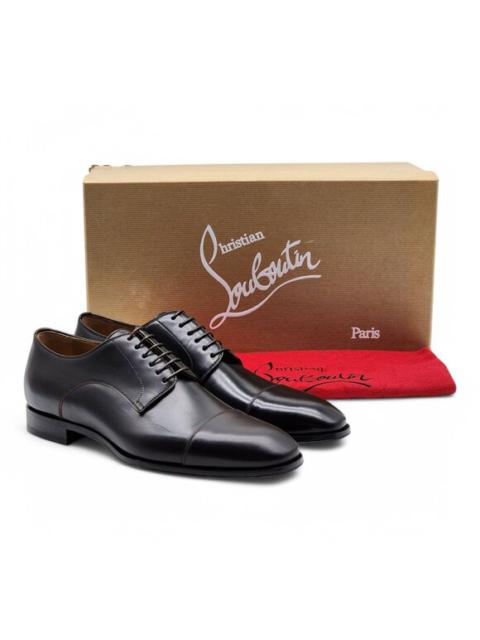 Christian Louboutin Cortomale Derby Shoes - Leather - Brown - 40.5 7.5