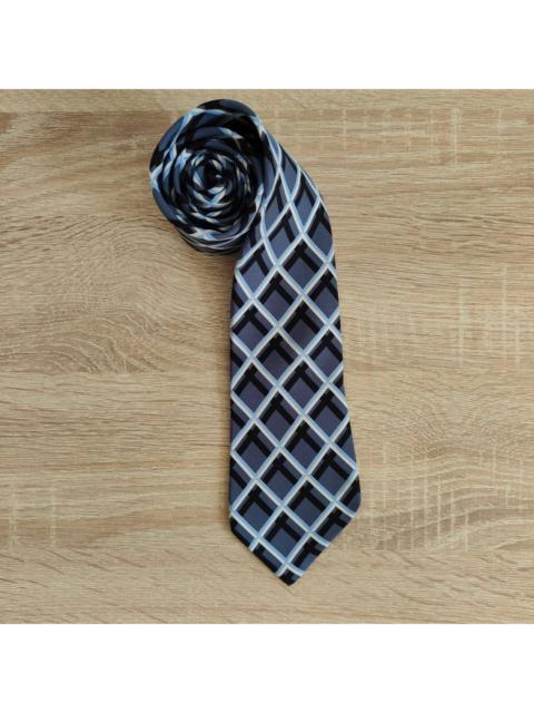 Hermès Hermes Paris Silk Tie 5309 TA Geometry Blue