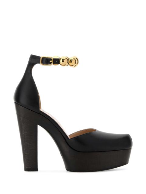 Chloé Chloe Women Black Leather Lola Pumps