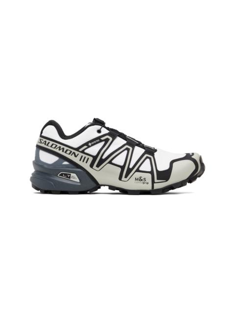 SALOMON Black & White Speedcross 3 GORE-TEX Sneakers