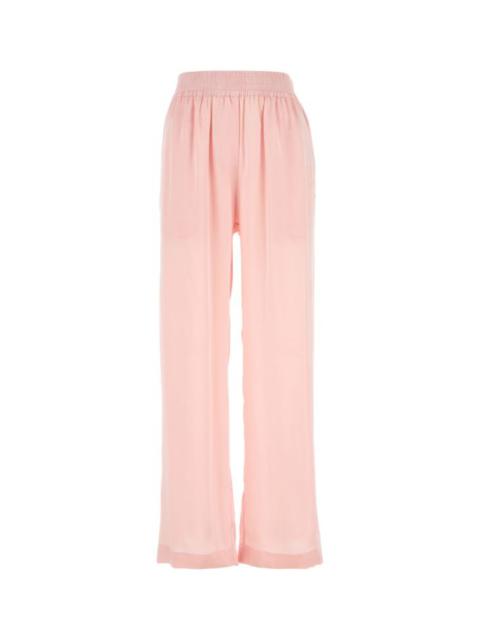 Burberry Woman Pastel Pink Satin Pyjama Pant