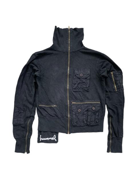 Other Designers Rare Multipockets Design Hummel Sweat Zipper Jacket