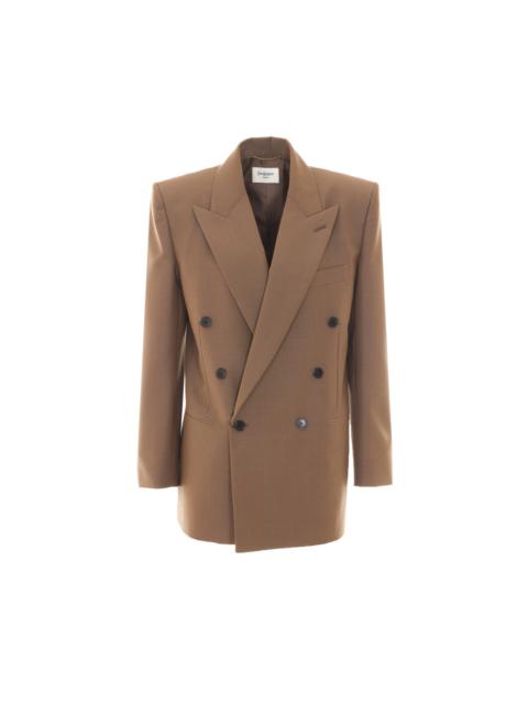 SAINT LAURENT Saint Laurent Women Lightweight Wool And Mohair Jacket