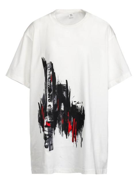 Y's Round Neck Half Sleeve Tee