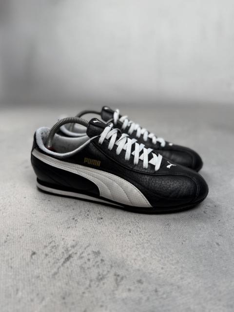 PUMA Vintage Puma Esito TL JR Black White Leather Sneakers y2k