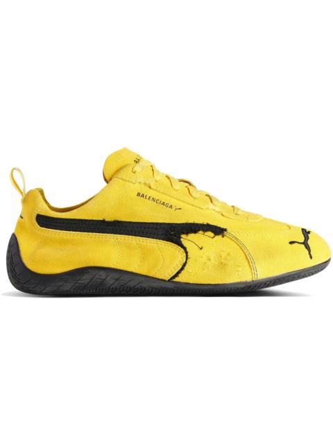 BALENCIAGA Balenciaga x Puma Speedcat Suede Distressed Yellow Black