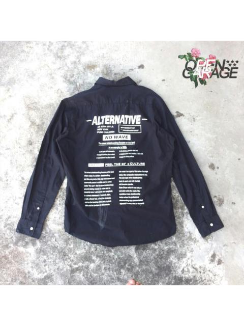 Other Designers Archival Clothing - No Wave cult 80s by CREATION CUBE Button Up Long Sleeve