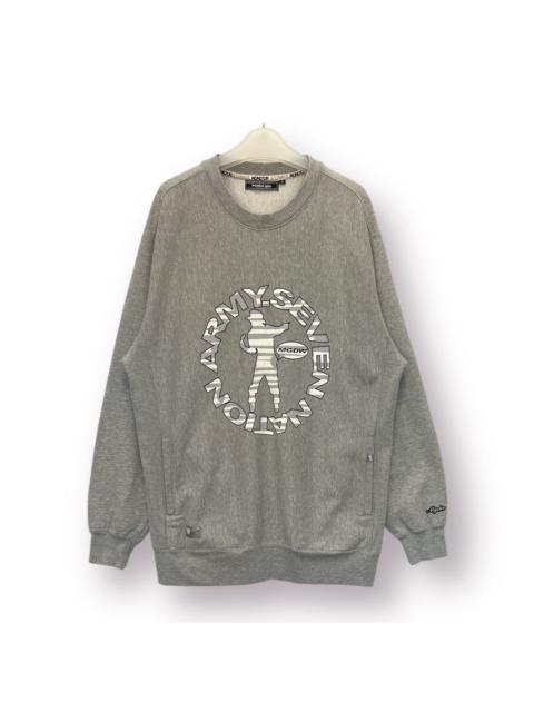 Other Designers Other - 🔥 Monitor GDW Japan X Army Seven Roundneck Sweatshirt