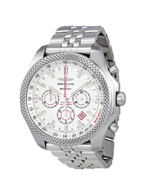 BREITLING Pre-owned Breitling Breitling For Bentley Chronograph Automatic Silver Dial Men's Watch A2536821/G73