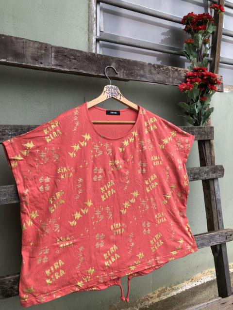 ISSEY MIYAKE Ne-Net Kira kira Full Print Crop top Women Tees