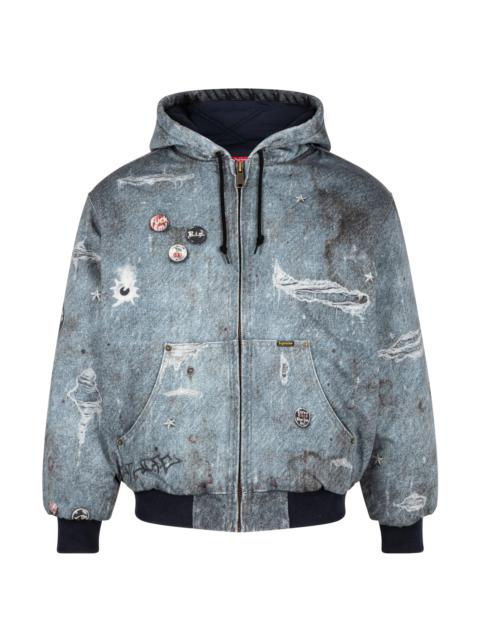 Supreme HJR Trompe L'oeil Hooded Work Jacket