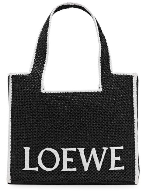 Loewe Logo Large Raffia Tote