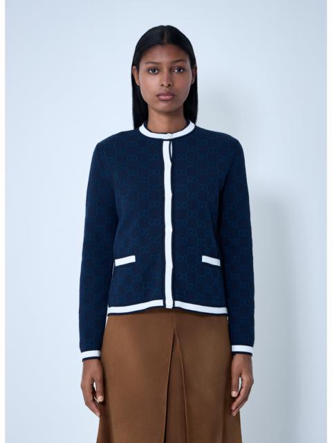 GUCCI Gucci Women Gg Fine Cotton Cardigan
