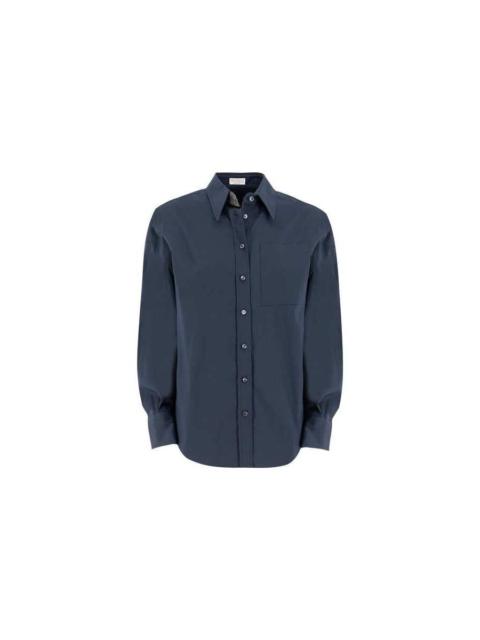 Brunello Cucinelli Brunello Cucinelli Womens Night Sky Cotton Shirt