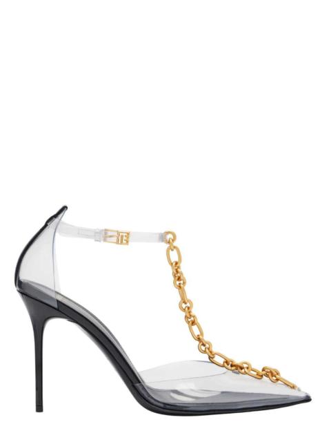 Balmain Balmain Women Embellished Pvc Slingback Pump