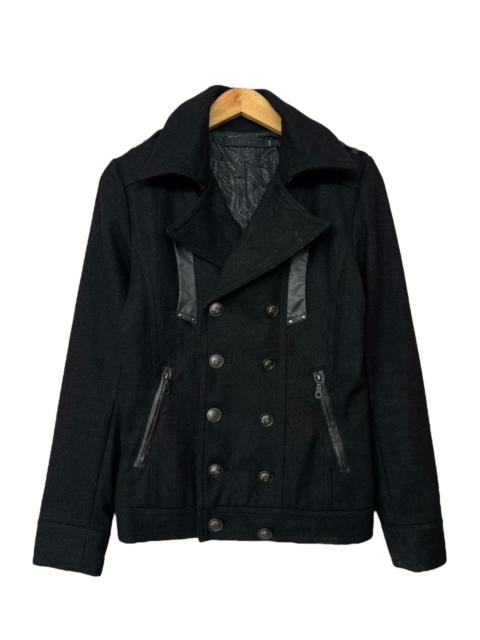 Other Designers GOSTAR DE FUGA - Gosta De Fuga Black Wool Coat Jacket
