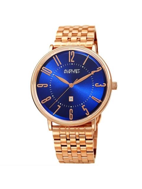 Other Designers August Steiner Quartz Blue Dial Men's Watch AS8257RGBU