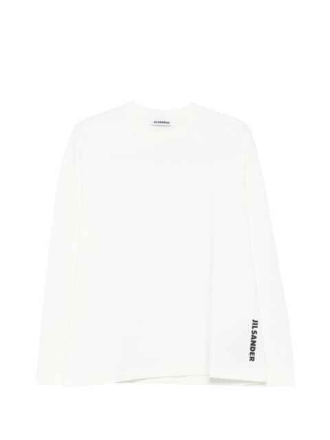 Jil Sander Jil Sander Women Logo Cotton T-Shirt