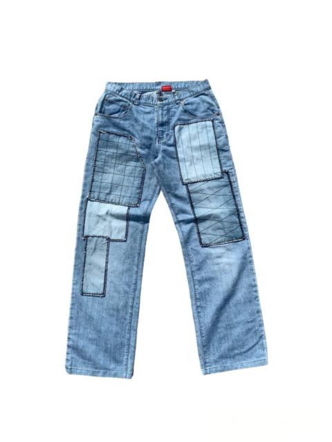 Other Designers Japanese Brand - Vintage Drug Store Patchwork Denim Pants