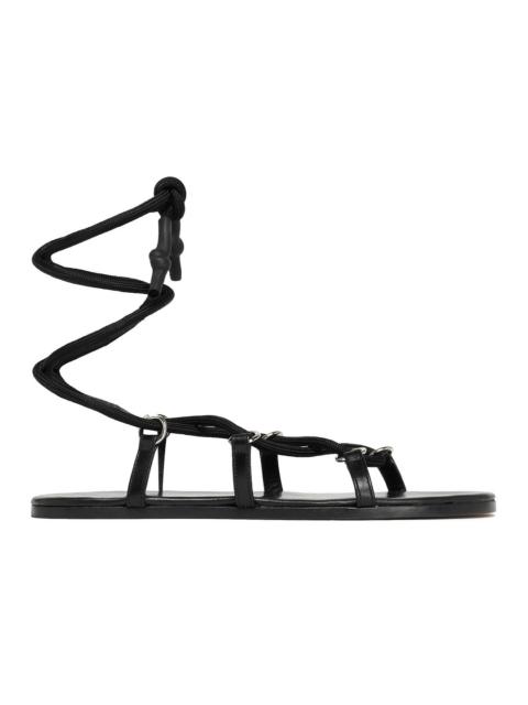 Other Designers Tao lace-up leather sandals