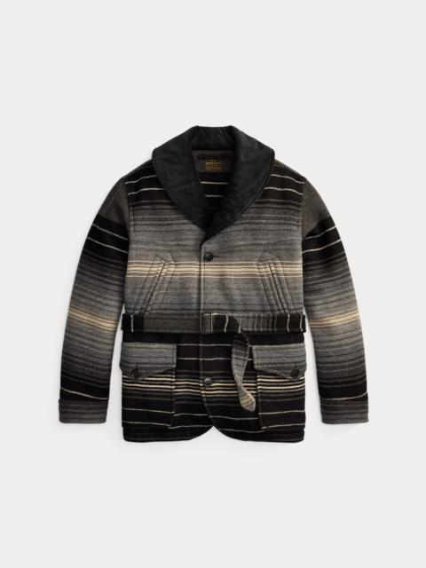 RRL by Ralph Lauren Corduroy-Collar Jacquard Coat